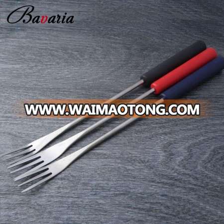 Christmas gift long handle hot pot fork fruit fork for family diner